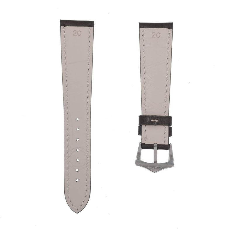 Black Barenia Leather Watch Strap - Milano Straps