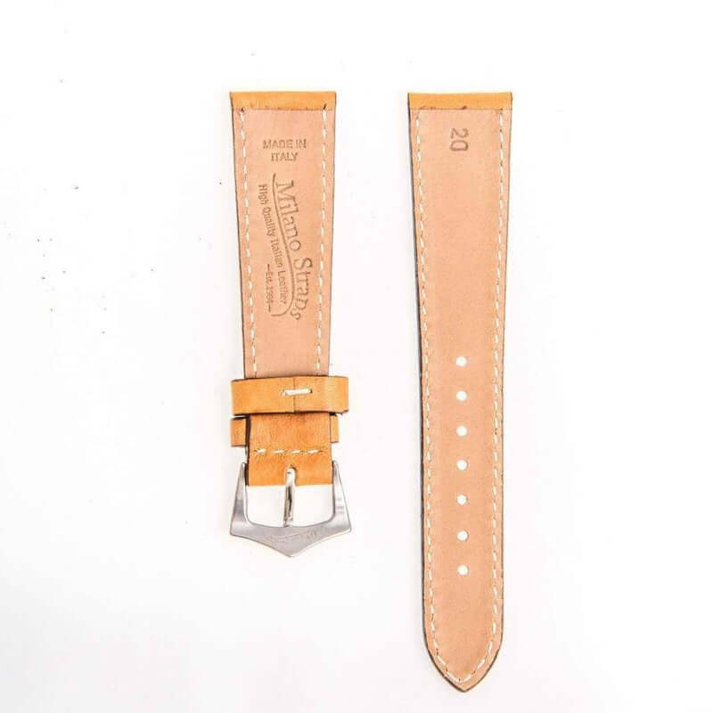 Cognac Leather Watch Strap-Milano Straps-Watch Bands