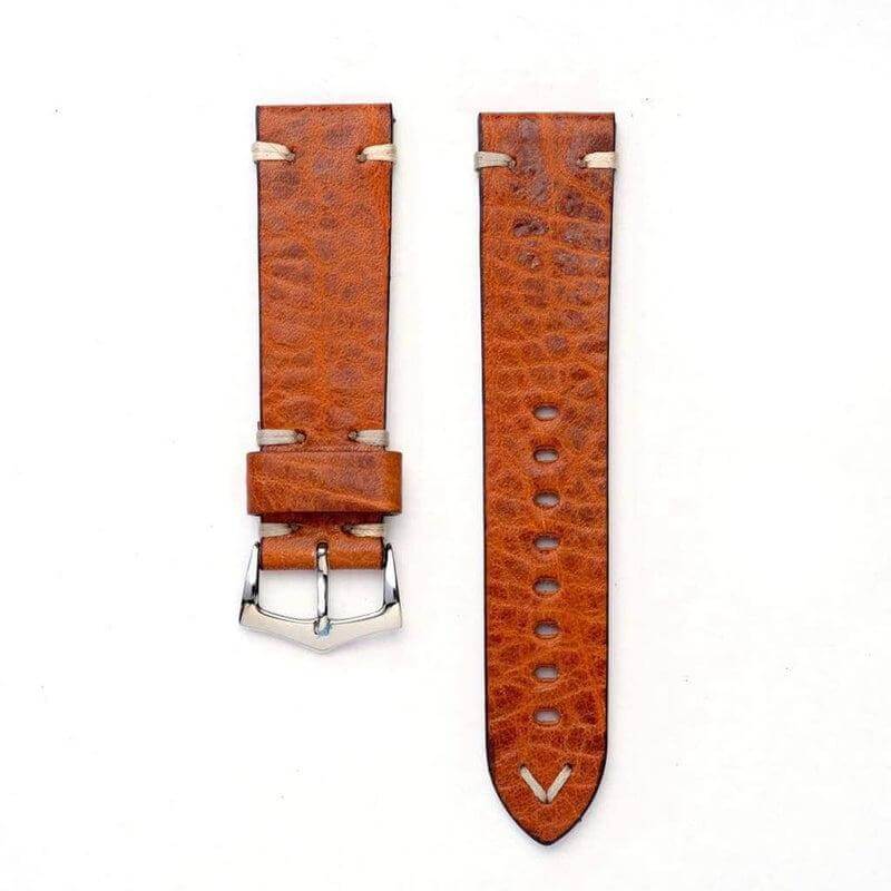 Cognac Leather Watch Strap - Cognac - Milano Straps