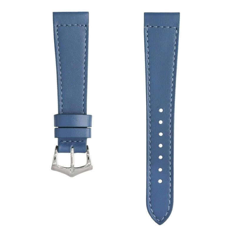 Denim Calfskin Leather Watch Strap - Milano Straps