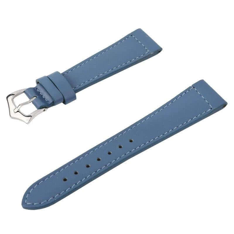 Denim Calfskin Leather Watch Strap - Milano Straps