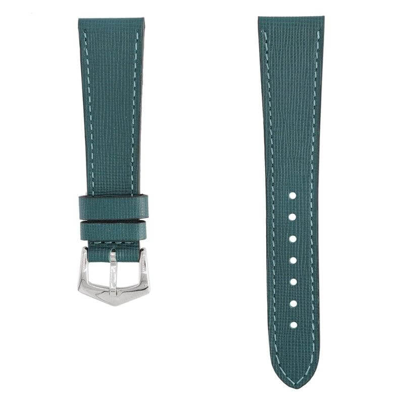 Green Saffiano Leather Watch Strap - Milano Straps