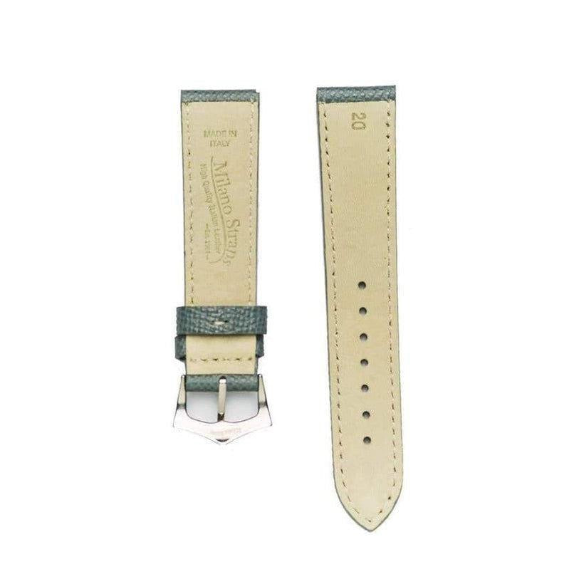 Grey Epsom Leather Watch Strap - Milano Straps