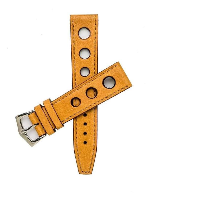 Natural "Rally" Leather Watch Strap - Milano Straps