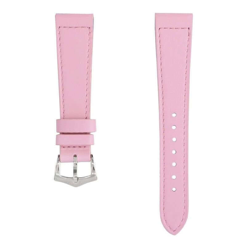 Pink Calfskin Leather Watch Strap - Milano Straps