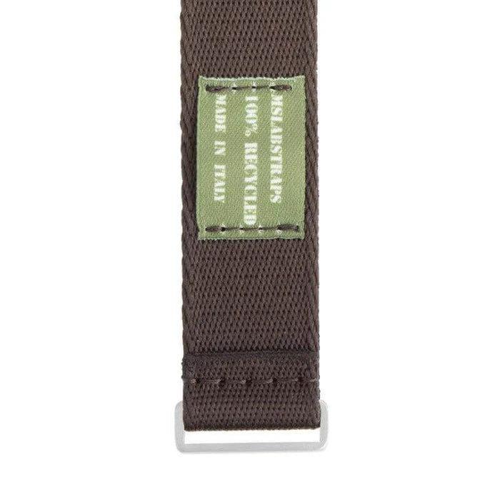 Bracelet de montre militaire en nylon Écologique - Marron foncé