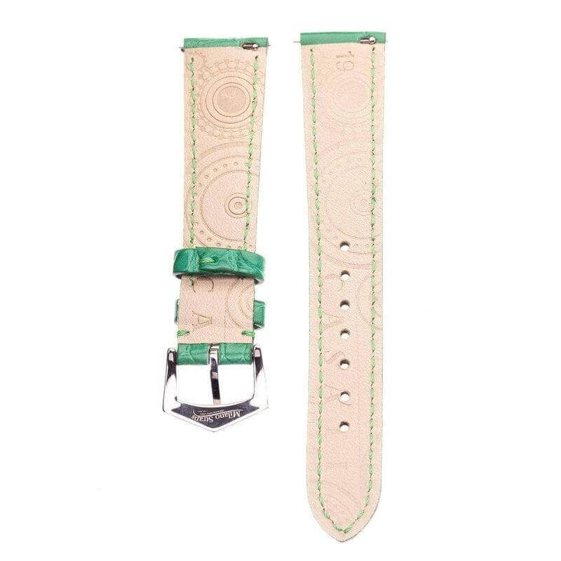 Apple Watch Leather Band ™ Alligator Millennium Green Watch Strap - Apple Watch Leather Straps- Milano Straps