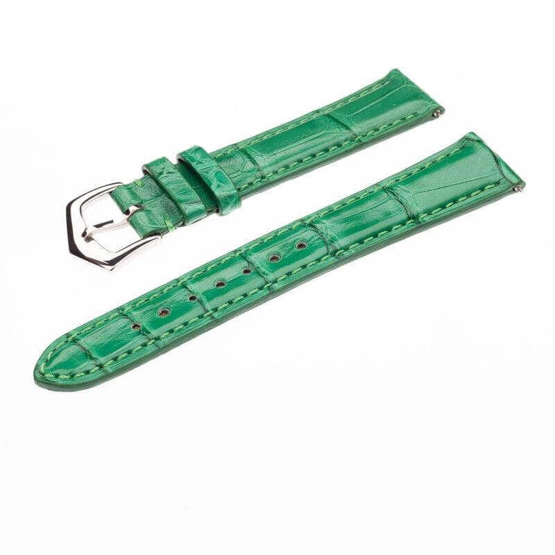 Apple Watch Leather Band ™ Alligator Millennium Green Watch Strap - Apple Watch Leather Straps- Milano Straps