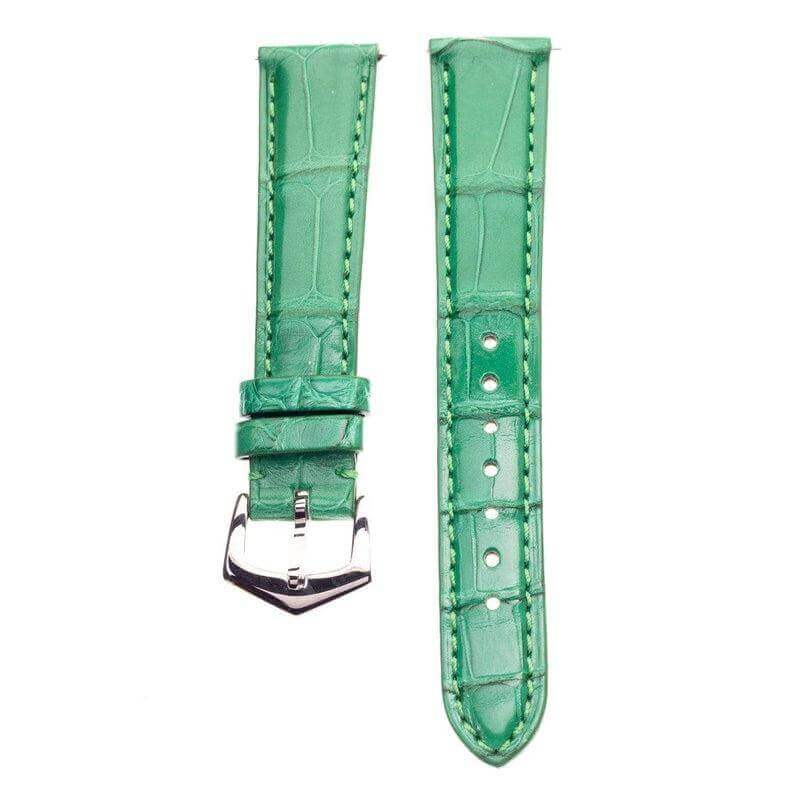 Apple Watch Leather Band ™ Alligator Millennium Green Watch Strap - Apple Watch Leather Straps- Milano Straps