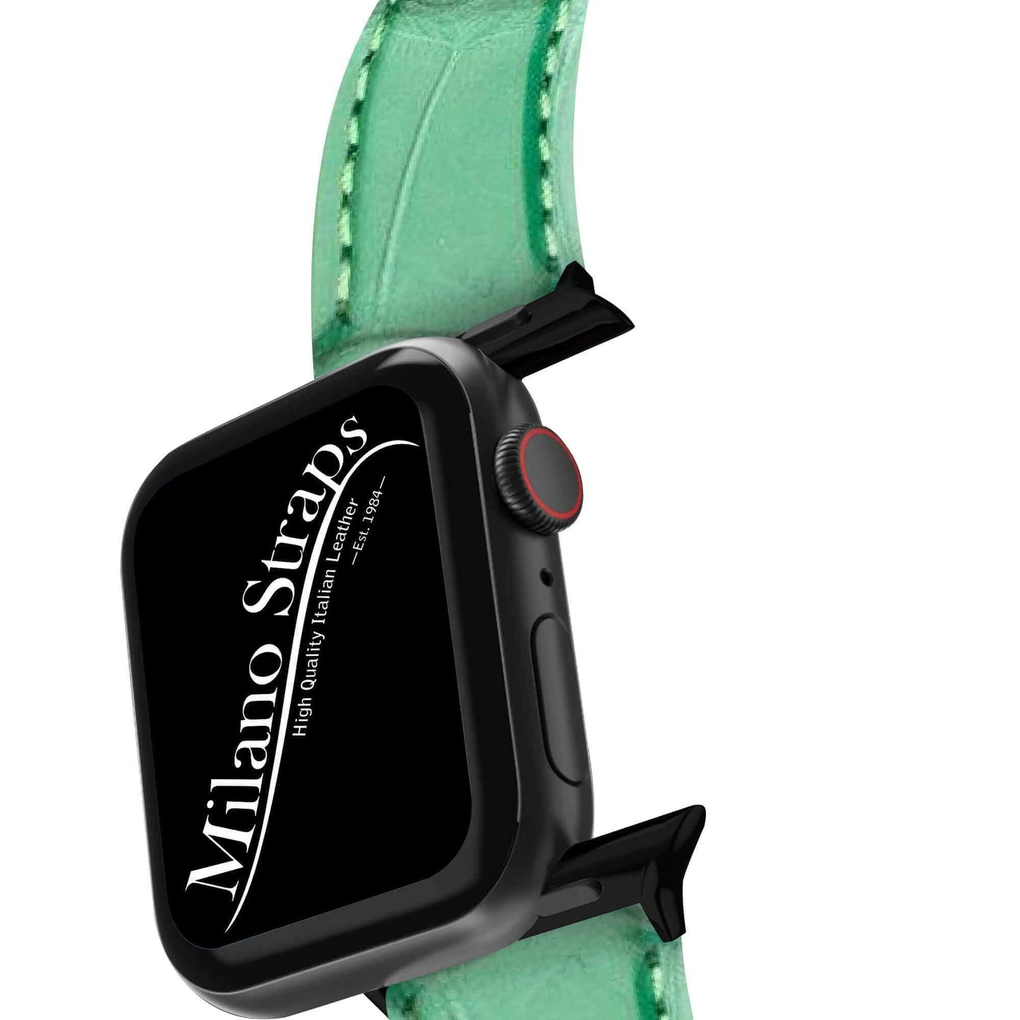 Apple Watch Leather Band ™ Alligator Millennium Green Watch Strap - Apple Watch Leather Straps- Milano Straps