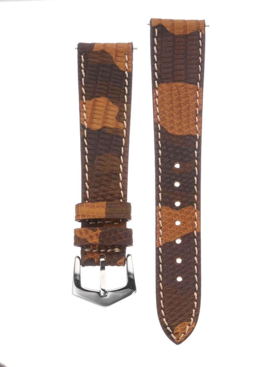 Apple Watch Leather Band ™ Camouflage Lizard - Apple Watch Lizard Bands- Milano Straps