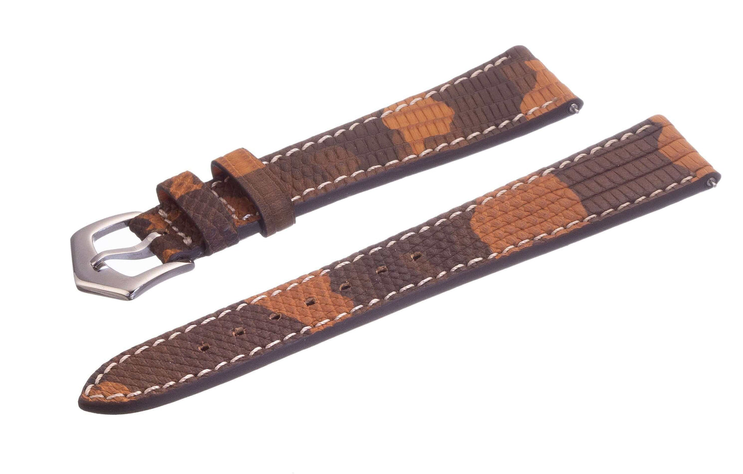 Apple Watch Leather Band ™ Camouflage Lizard - Apple Watch Lizard Bands- Milano Straps