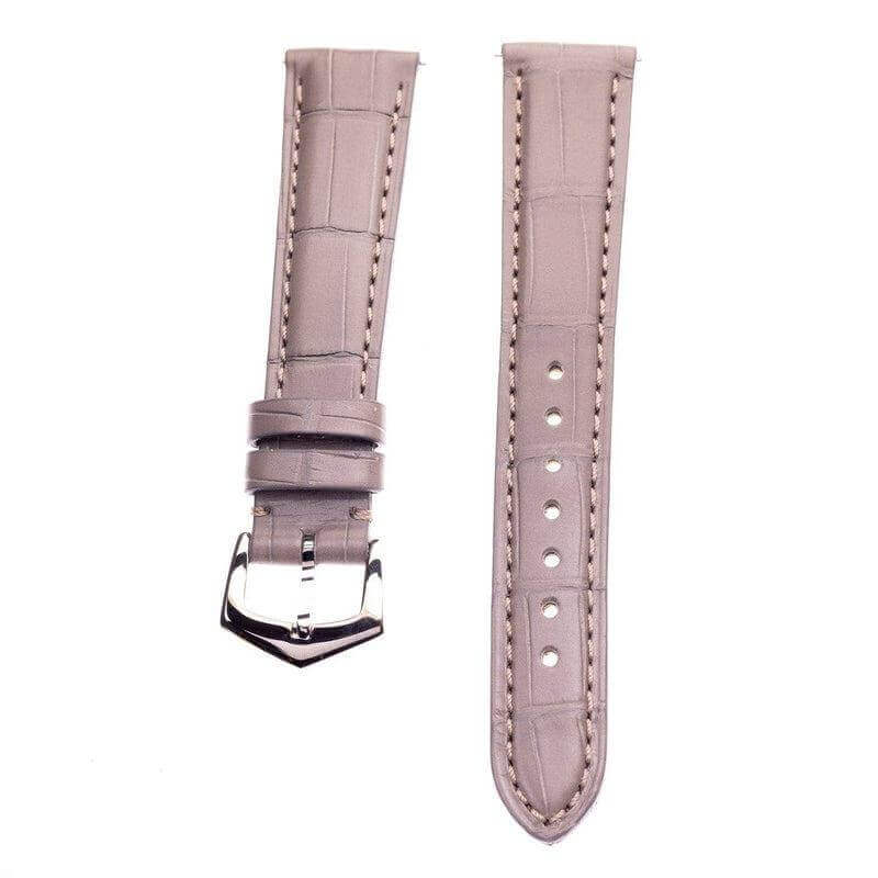 Apple Watch Leather Band ™ Grey Matt Alligator Watch Strap - Apple Watch Alligator Bands- Milano Straps