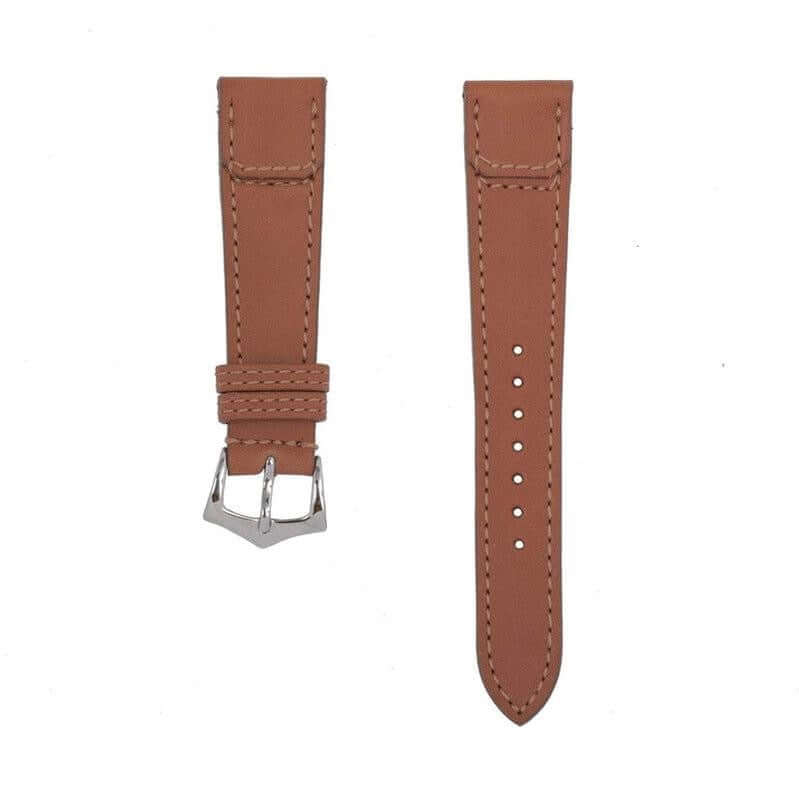 Cognac Barenia Leather Watch Strap - Milano Straps