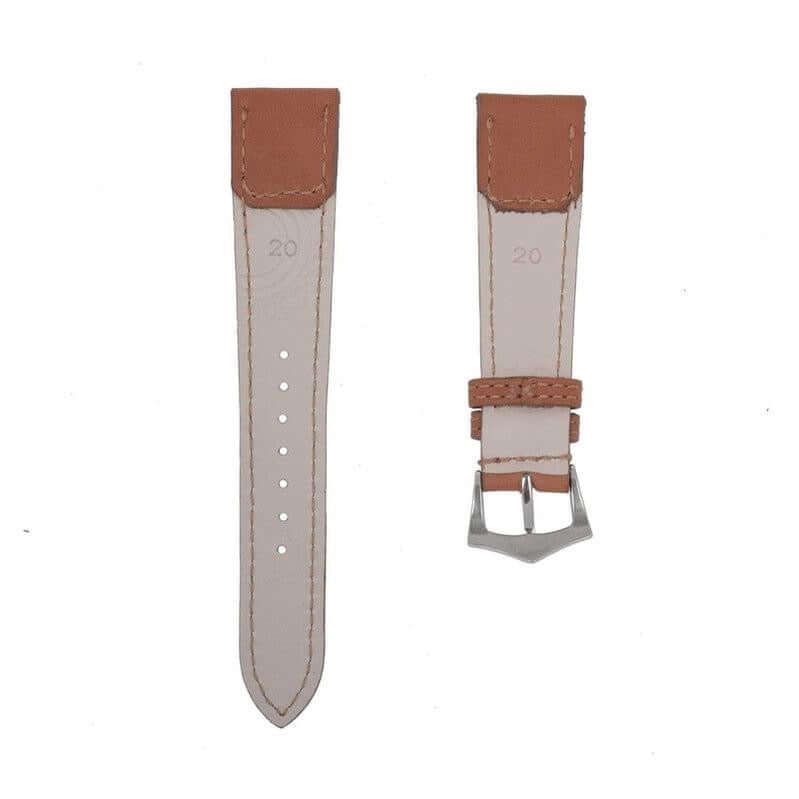 Cognac Barenia Leather Watch Strap - Milano Straps