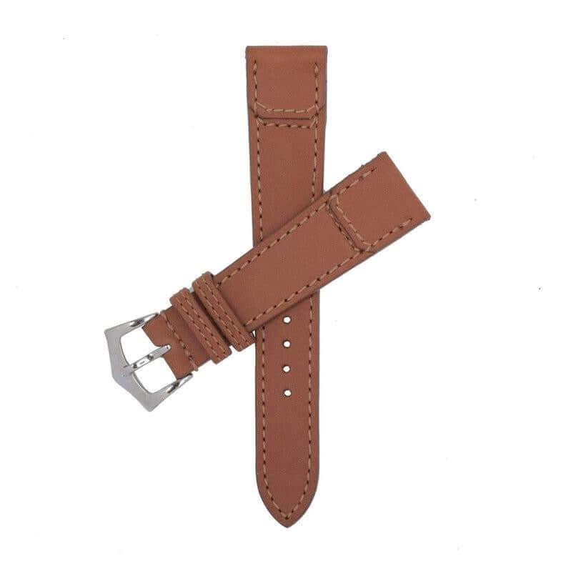 Cognac Barenia Leather Watch Strap - Milano Straps