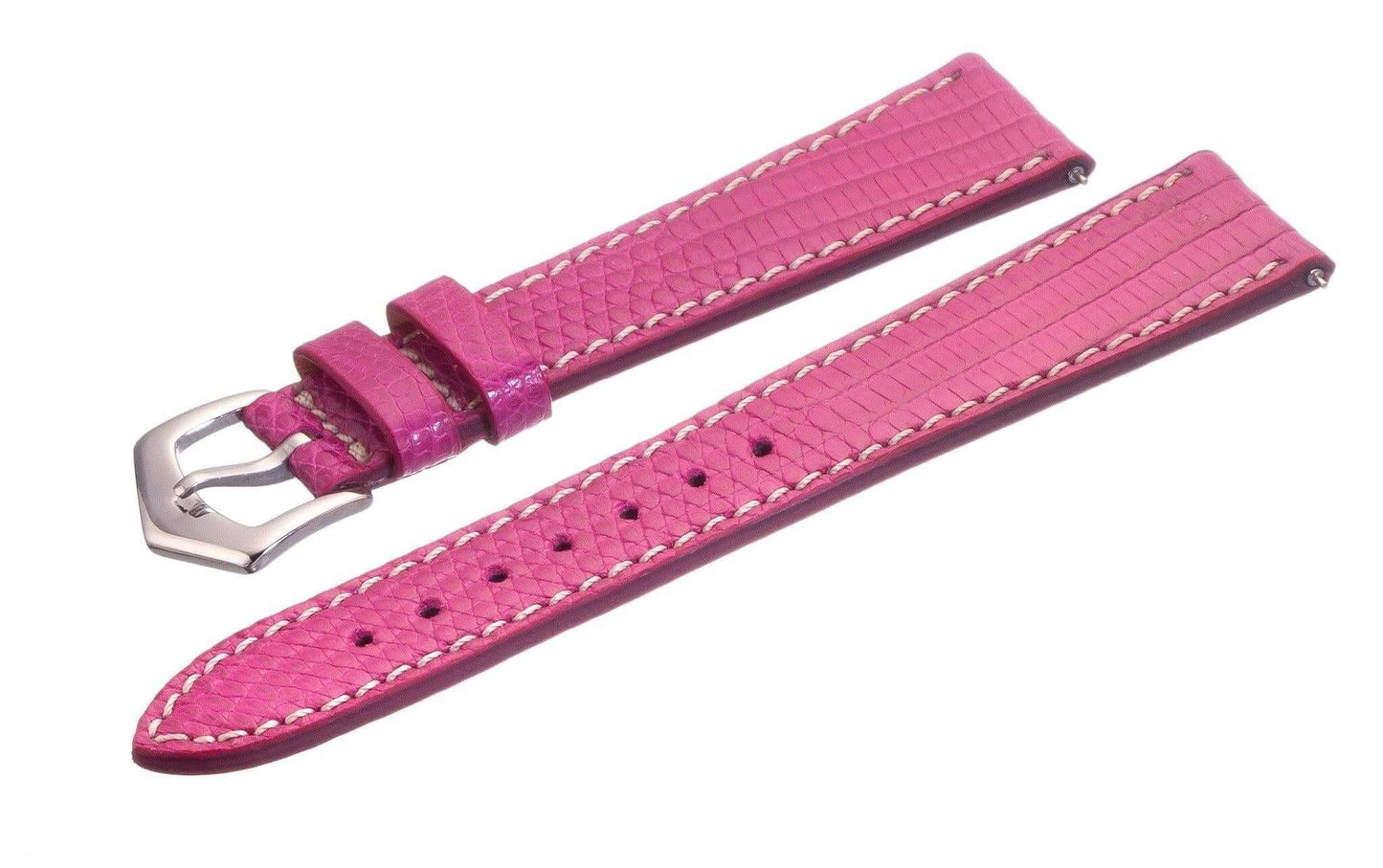 Fuchsia Lizard Apple Watch Leather Band | Watch bands - Milano Straps