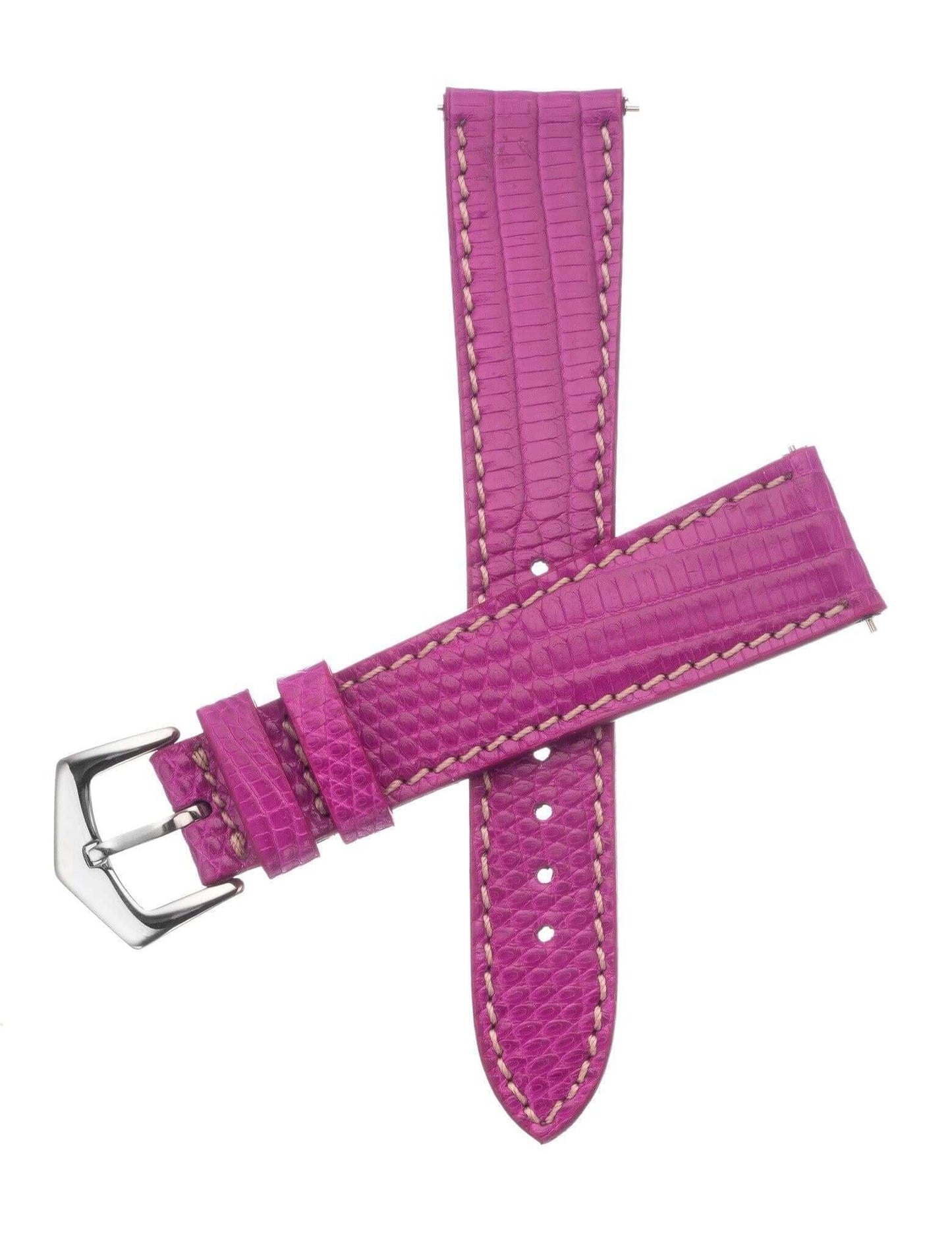 Fuchsia Lizard Apple Watch Leather Band | Watch bands - Milano Straps