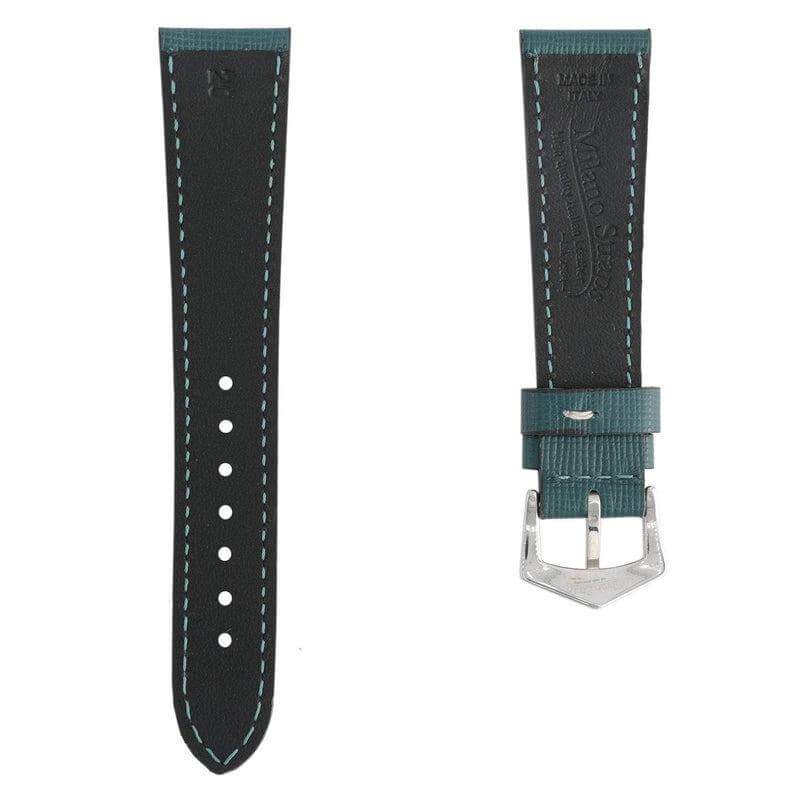 Green Saffiano Leather Watch Strap - Milano Straps