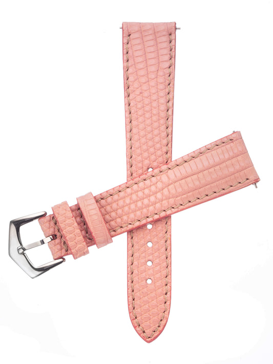 Pink Lizard Watch Strap - Milano Straps