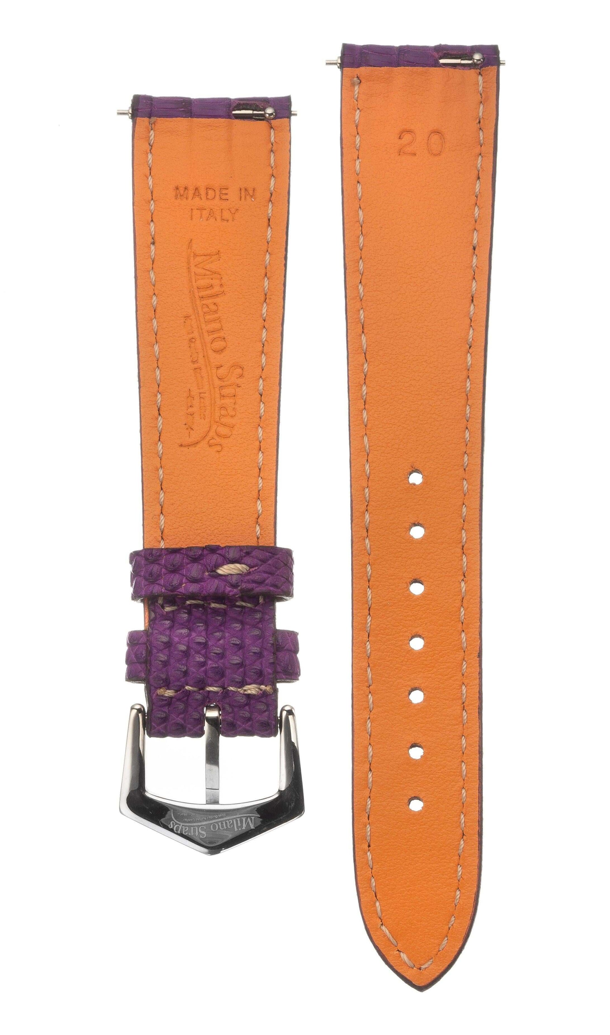 Purple Lizard Watch Strap - Milano Straps