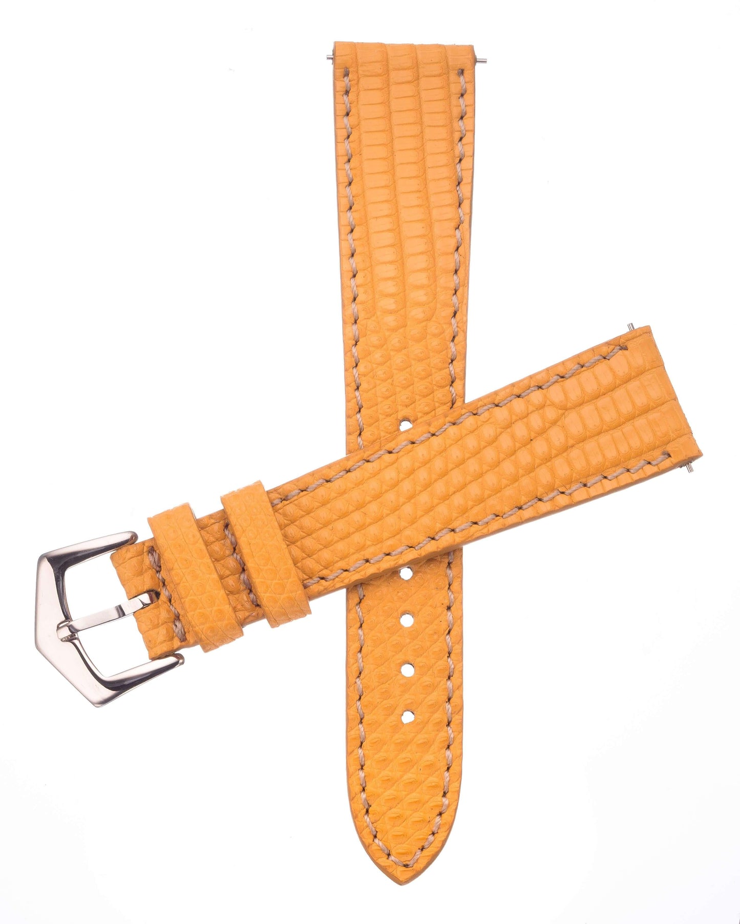 Yellow Lizard Watch Strap - Milano Straps